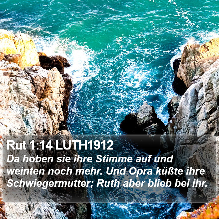 Rut 1:14 LUTH1912 Bible Study