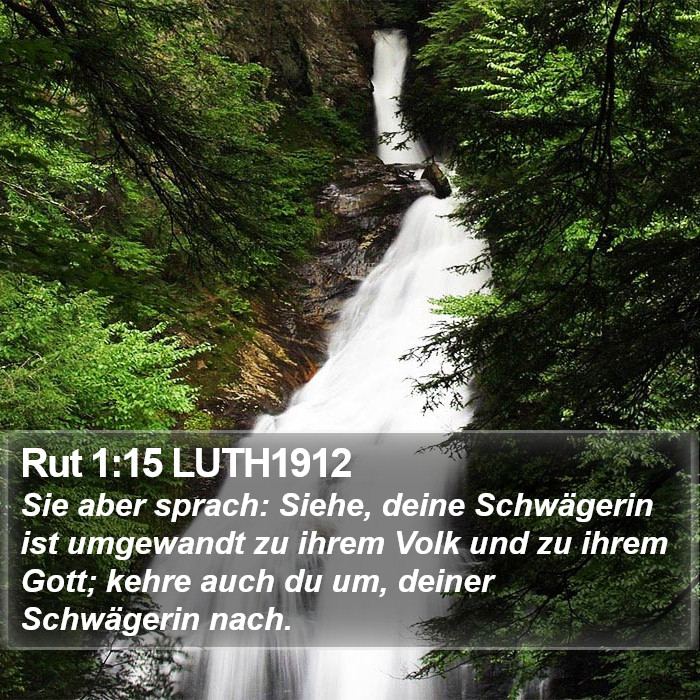 Rut 1:15 LUTH1912 Bible Study