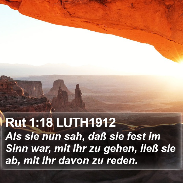 Rut 1:18 LUTH1912 Bible Study