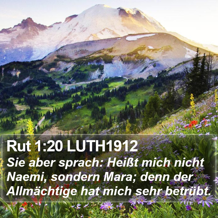 Rut 1:20 LUTH1912 Bible Study