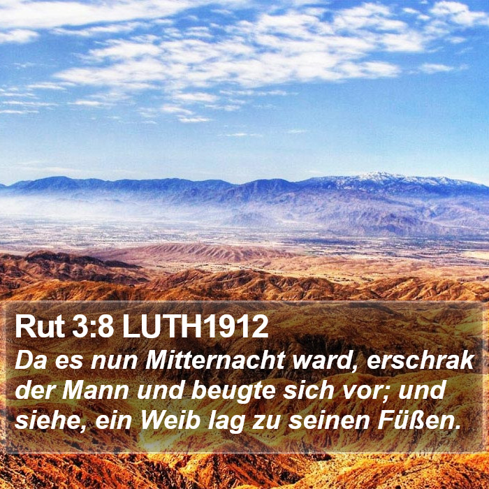 Rut 3:8 LUTH1912 Bible Study