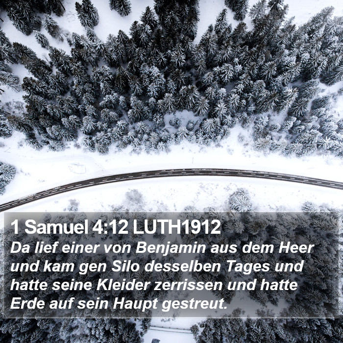 1 Samuel 4:12 LUTH1912 Bible Study