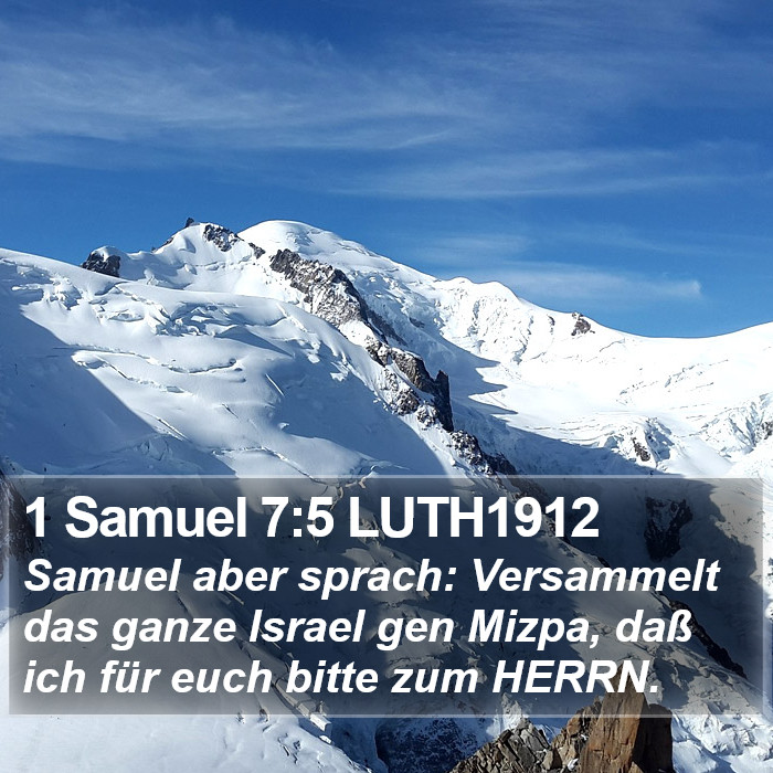 1 Samuel 7:5 LUTH1912 Bible Study
