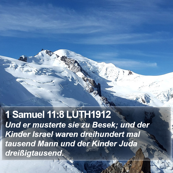 1 Samuel 11:8 LUTH1912 Bible Study