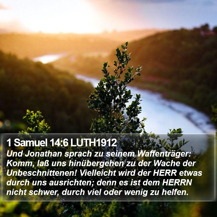 1 Samuel 14:6 LUTH1912 Bible Study