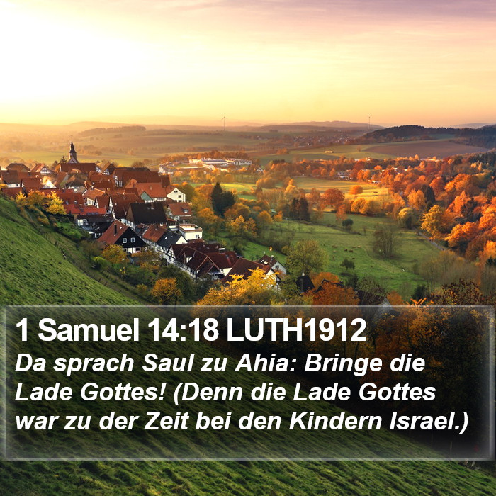 1 Samuel 14:18 LUTH1912 Bible Study