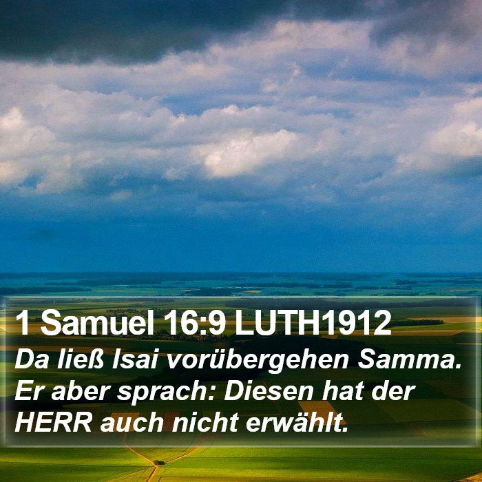 1 Samuel 16:9 LUTH1912 Bible Study