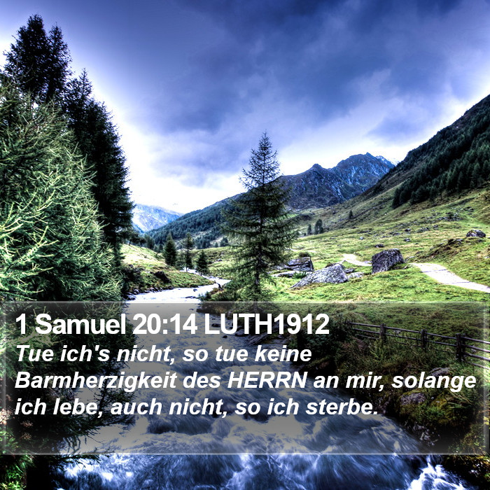 1 Samuel 20:14 LUTH1912 Bible Study