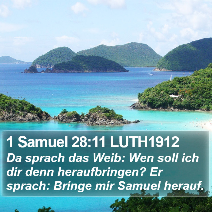1 Samuel 28:11 LUTH1912 Bible Study