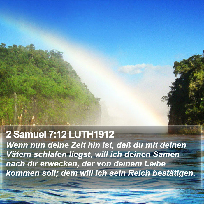 2 Samuel 7:12 LUTH1912 Bible Study