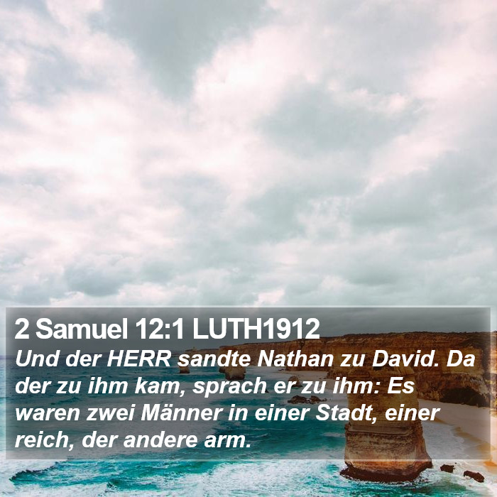2 Samuel 12:1 LUTH1912 Bible Study