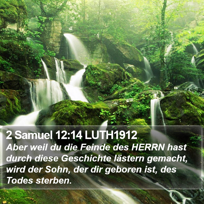 2 Samuel 12:14 LUTH1912 Bible Study