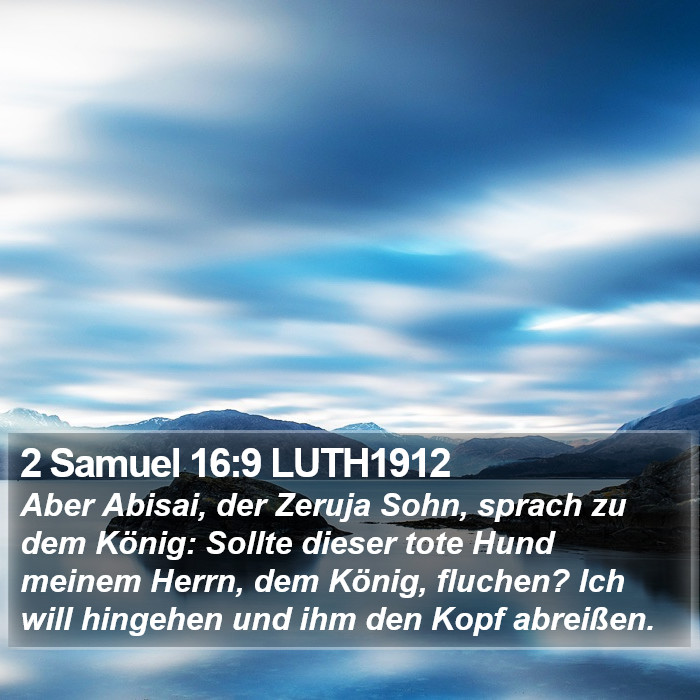 2 Samuel 16:9 LUTH1912 Bible Study