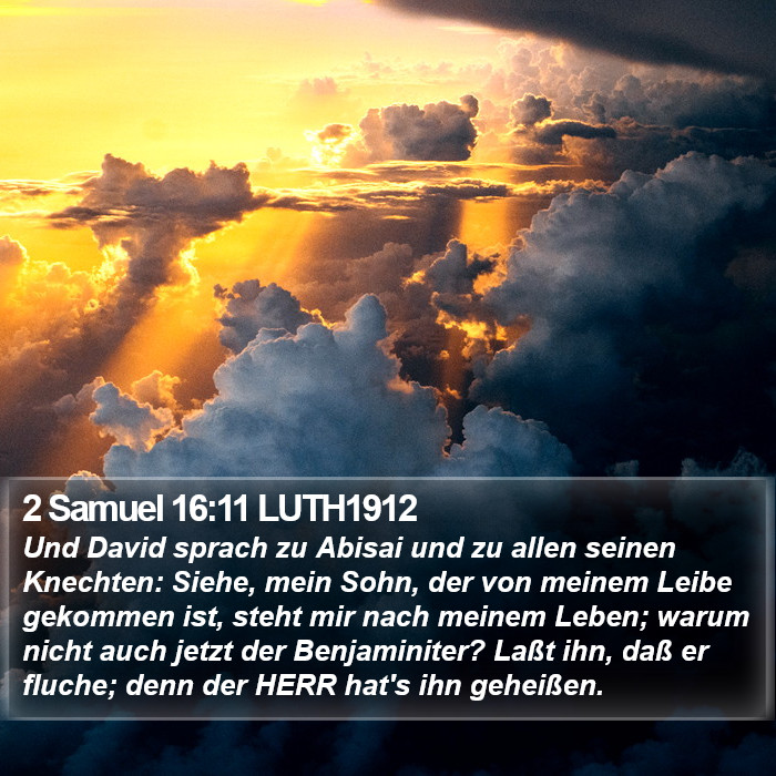 2 Samuel 16:11 LUTH1912 Bible Study