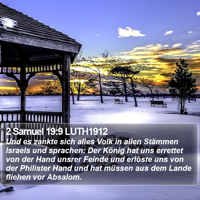 2 Samuel 19:9 LUTH1912 Bible Study