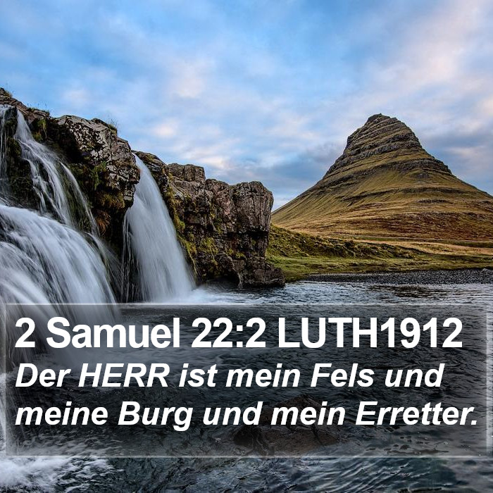 2 Samuel 22:2 LUTH1912 Bible Study