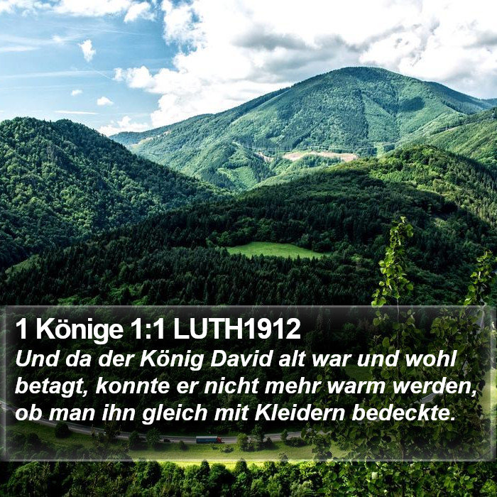 1 Könige 1:1 LUTH1912 Bible Study