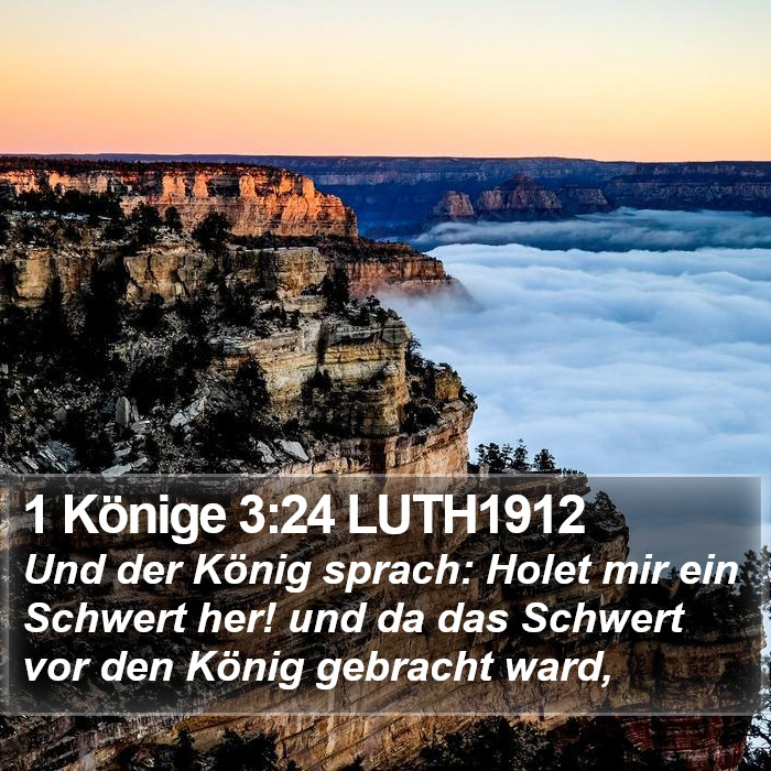 1 Könige 3:24 LUTH1912 Bible Study