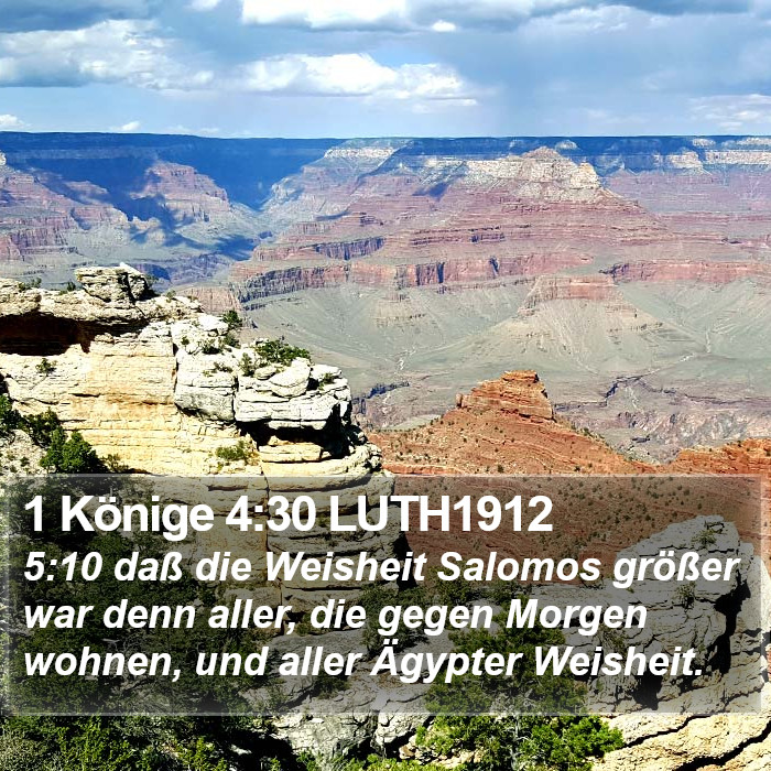 1 Könige 4:30 LUTH1912 Bible Study