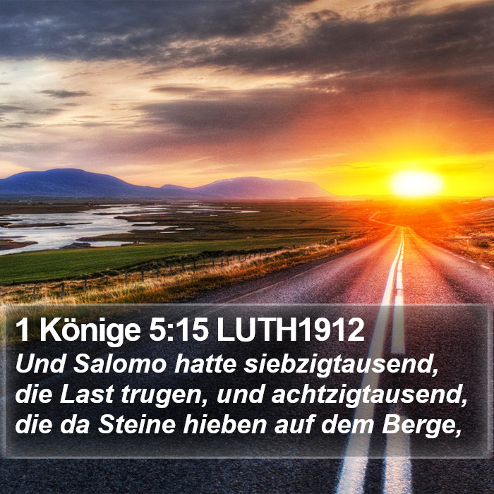 1 Könige 5:15 LUTH1912 Bible Study