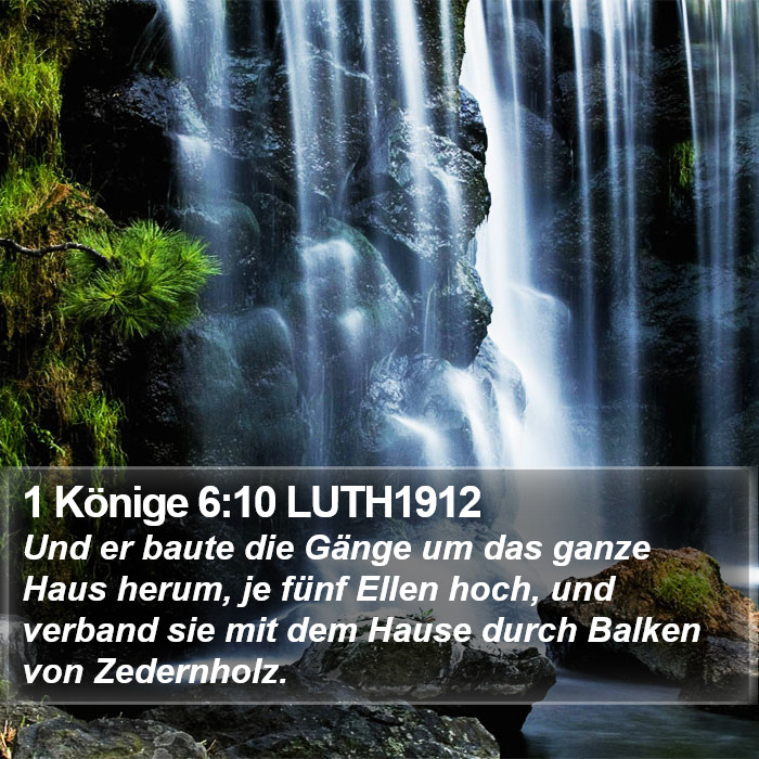 1 Könige 6:10 LUTH1912 Bible Study