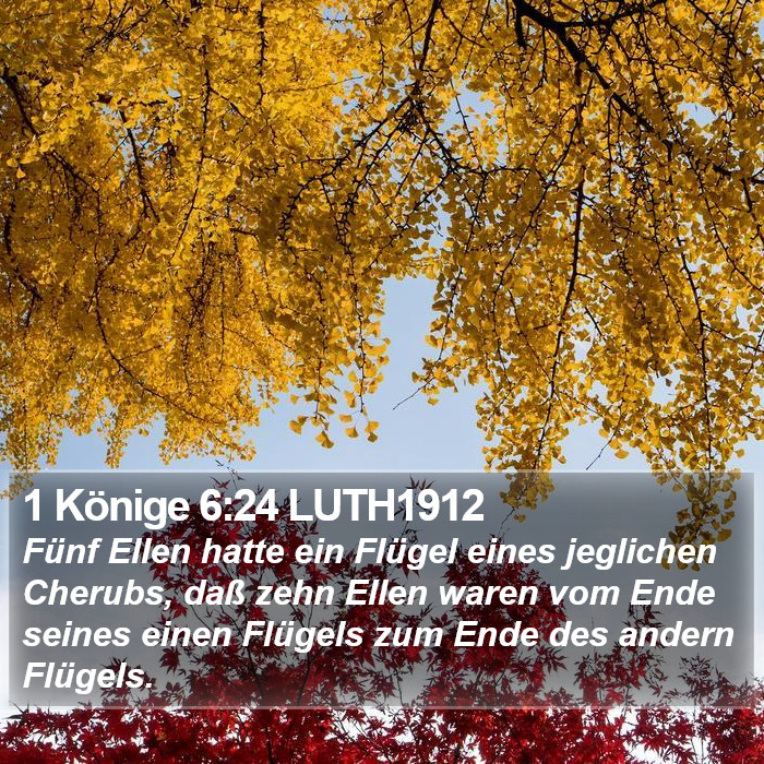 1 Könige 6:24 LUTH1912 Bible Study