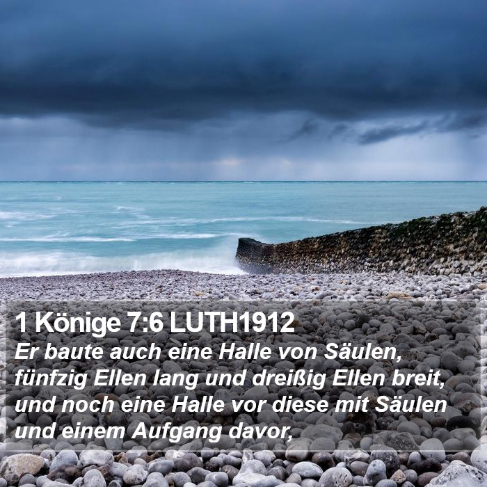 1 Könige 7:6 LUTH1912 Bible Study
