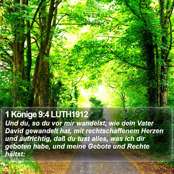 1 Könige 9:4 LUTH1912 Bible Study