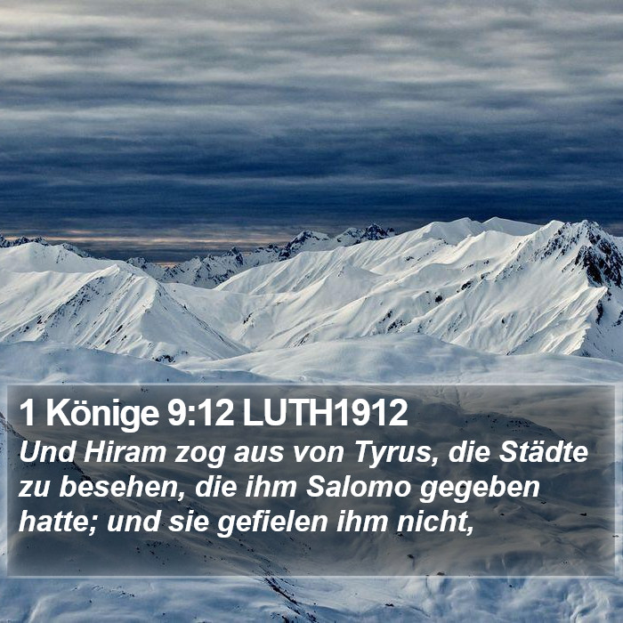 1 Könige 9:12 LUTH1912 Bible Study