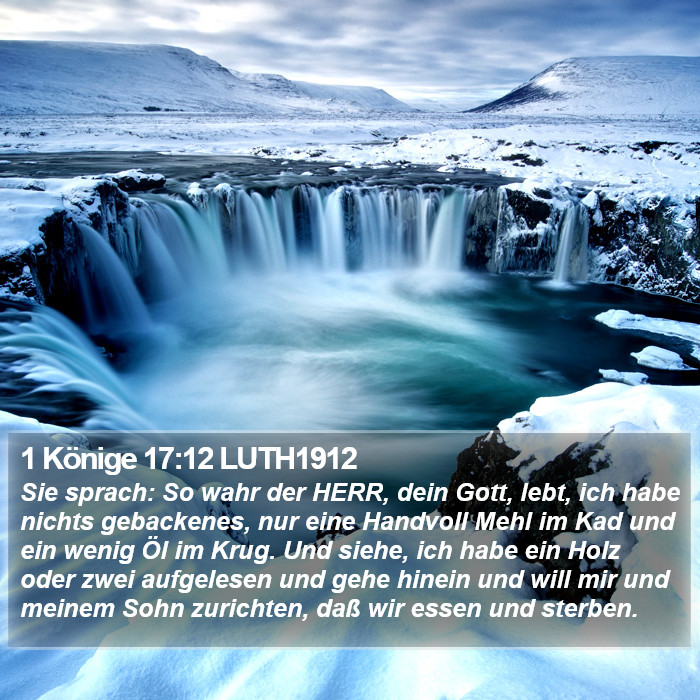 1 Könige 17:12 LUTH1912 Bible Study