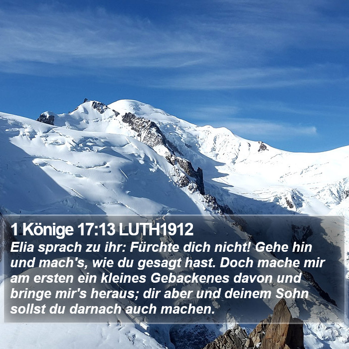 1 Könige 17:13 LUTH1912 Bible Study