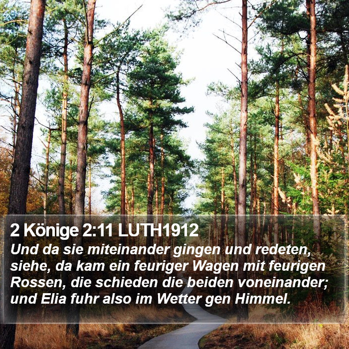 2 Könige 2:11 LUTH1912 Bible Study