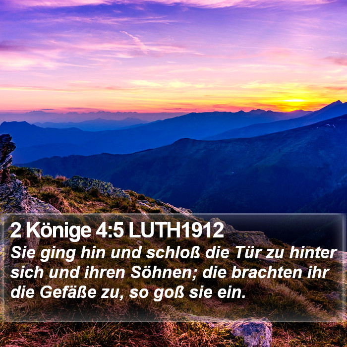 2 Könige 4:5 LUTH1912 Bible Study