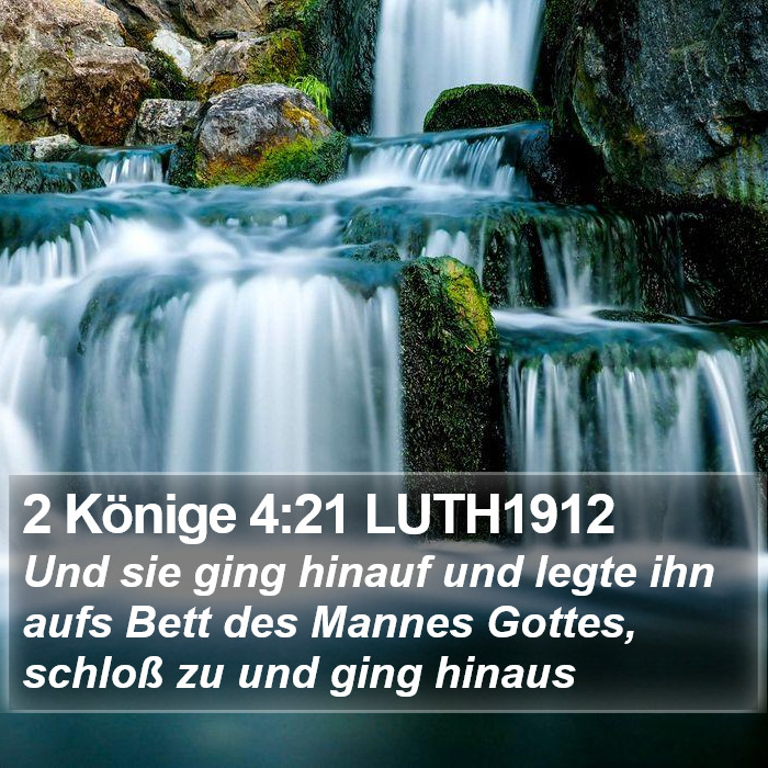 2 Könige 4:21 LUTH1912 Bible Study