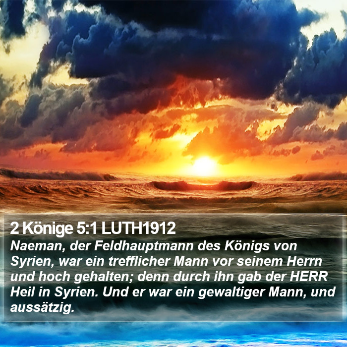 2 Könige 5:1 LUTH1912 Bible Study