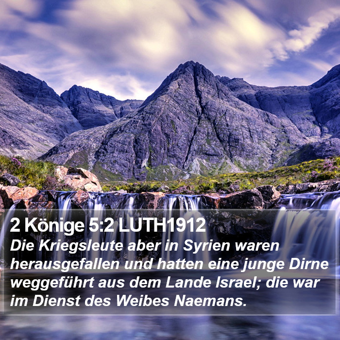 2 Könige 5:2 LUTH1912 Bible Study