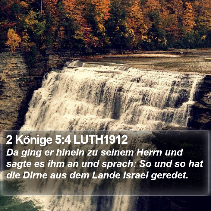 2 Könige 5:4 LUTH1912 Bible Study