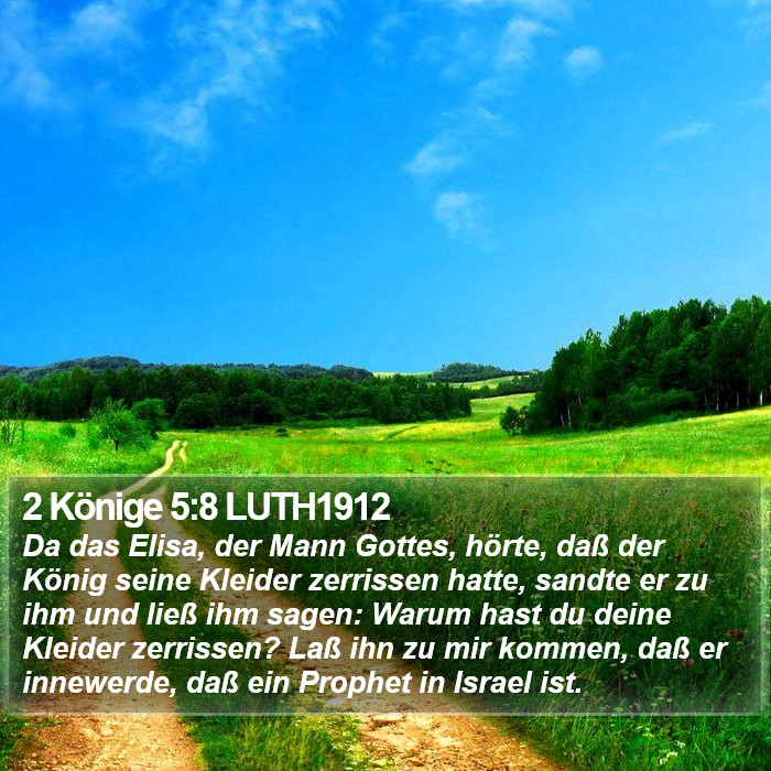 2 Könige 5:8 LUTH1912 Bible Study