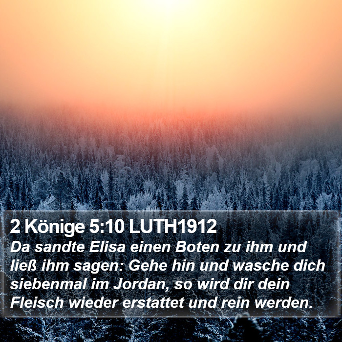 2 Könige 5:10 LUTH1912 Bible Study