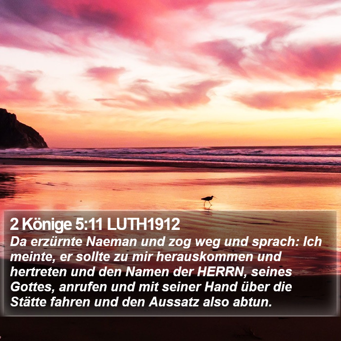 2 Könige 5:11 LUTH1912 Bible Study