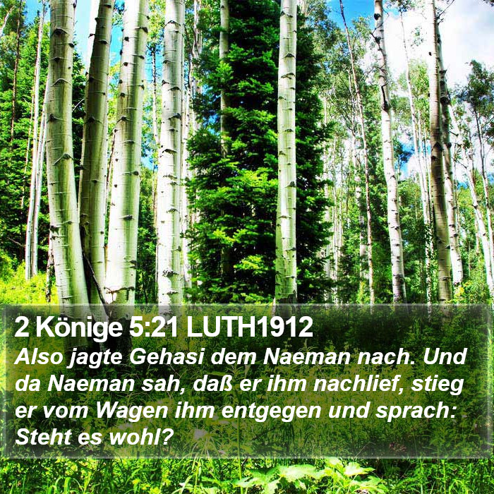 2 Könige 5:21 LUTH1912 Bible Study