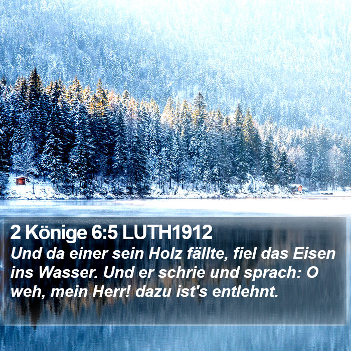 2 Könige 6:5 LUTH1912 Bible Study