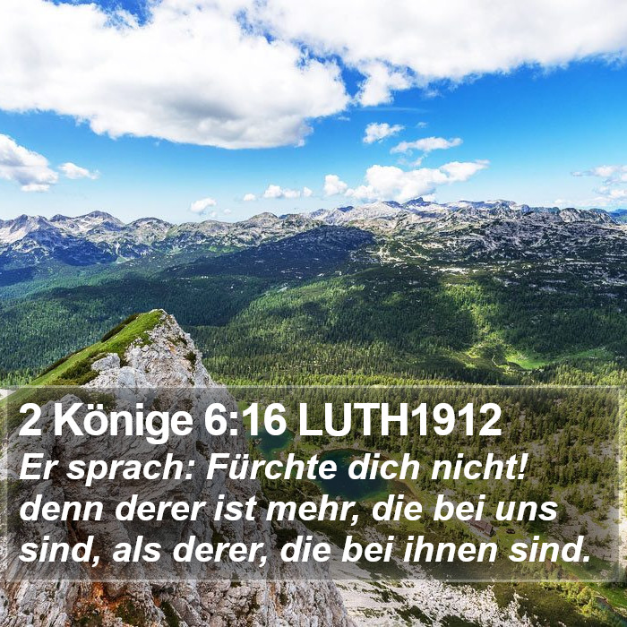 2 Könige 6:16 LUTH1912 Bible Study