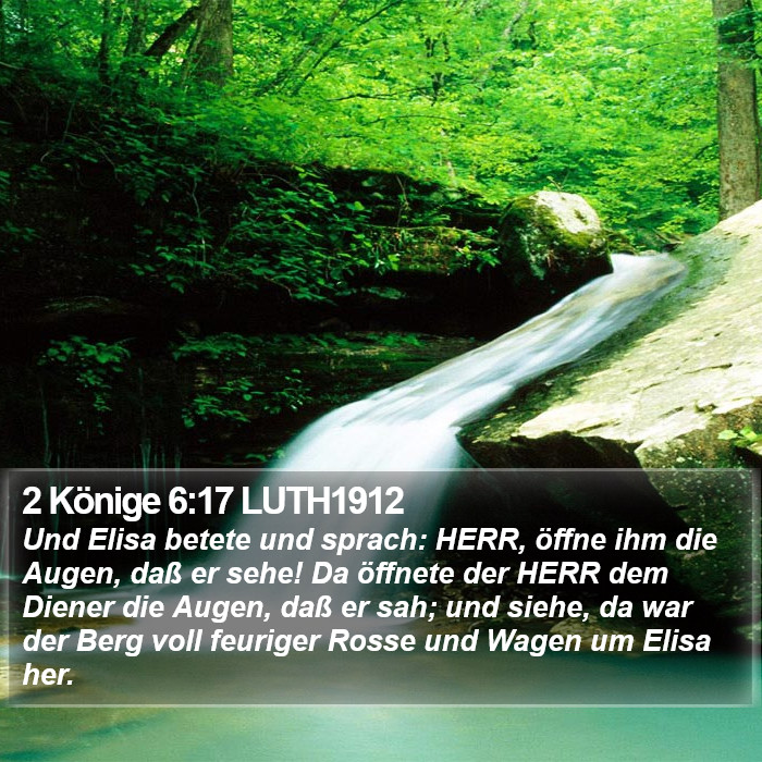 2 Könige 6:17 LUTH1912 Bible Study