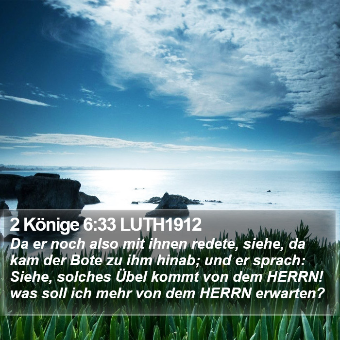 2 Könige 6:33 LUTH1912 Bible Study