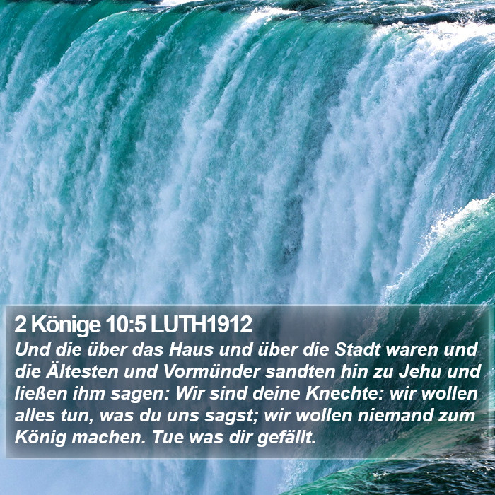 2 Könige 10:5 LUTH1912 Bible Study