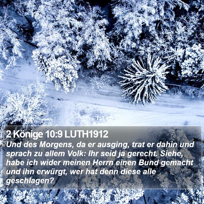 2 Könige 10:9 LUTH1912 Bible Study