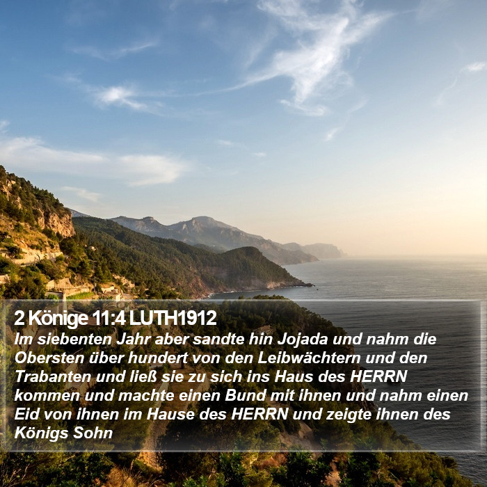 2 Könige 11:4 LUTH1912 Bible Study