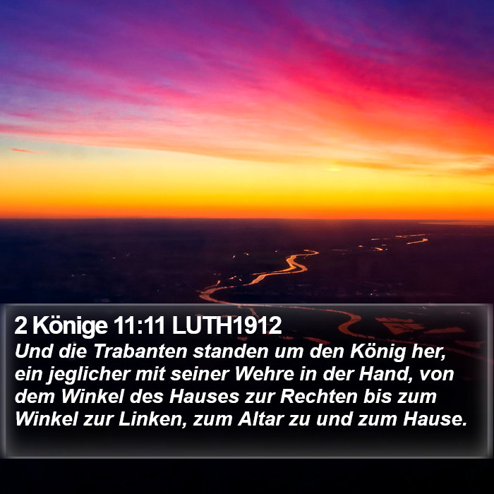 2 Könige 11:11 LUTH1912 Bible Study