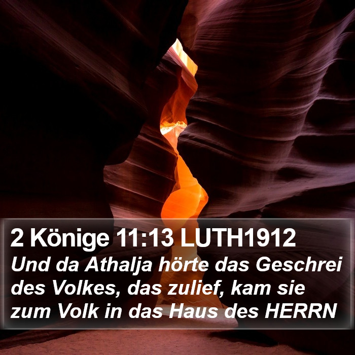 2 Könige 11:13 LUTH1912 Bible Study